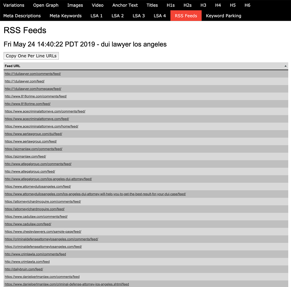 motorola rss master list